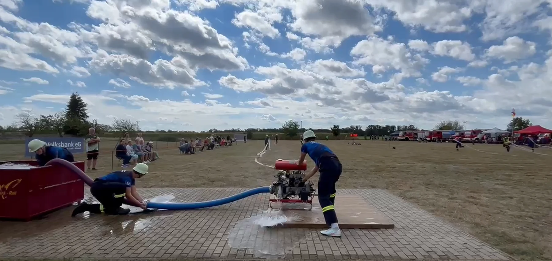 Wasserförderung mit der TS 8/8 zum Test unter Last